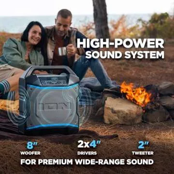 Best ION Block Rocker - 120W Portable Party Speaker