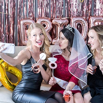 SMIRLY Bachelorette Party Decorations Kit - Elegant Essentials