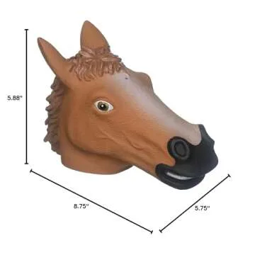 Horse Head Squirrel Feeder for Outdoor Fun and Whimsy