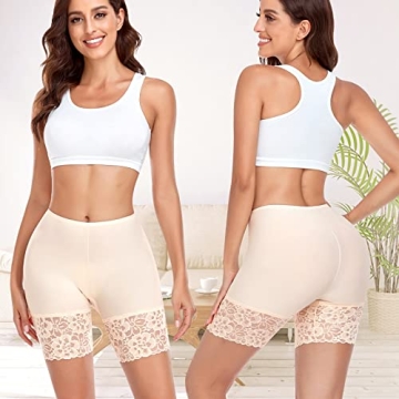 Seamless Lace Anti-Chafing Shorts for Women Under Dresses