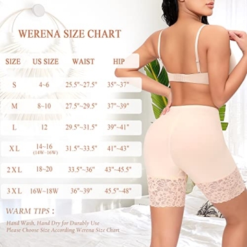 Seamless Lace Anti-Chafing Shorts for Women Under Dresses
