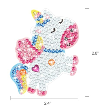 Creative Diamond Art Keychain Kit for Kids Ages 3-12