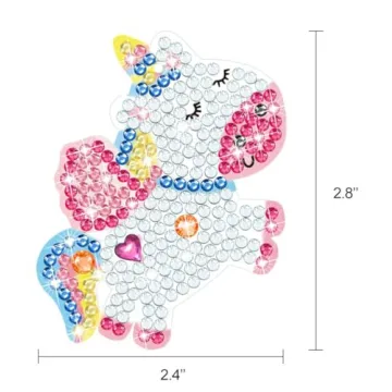 Creative Diamond Art Keychain Kit for Kids Ages 3-12