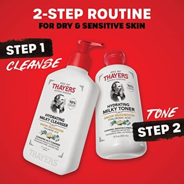 Thayers Milky Face Toner for Hydrated Skin with Snow Mushroom