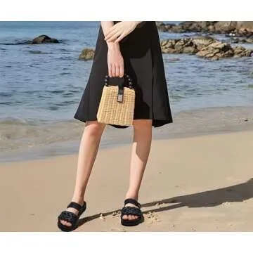 KuaiLu Womens Orthopedic Sandals Comfortable Arch Support Fashion Summer Beach Dressy Sandals With L...