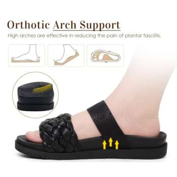 KuaiLu Women's Orthopedic Sandals for Fashion & Comfort