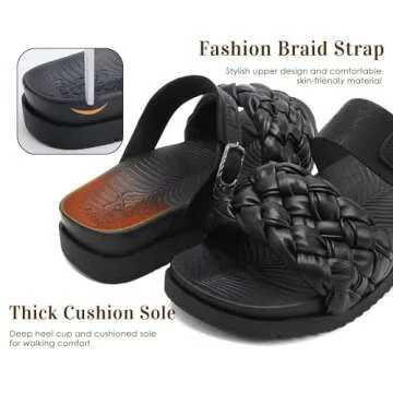 KuaiLu Women's Orthopedic Sandals for Fashion & Comfort