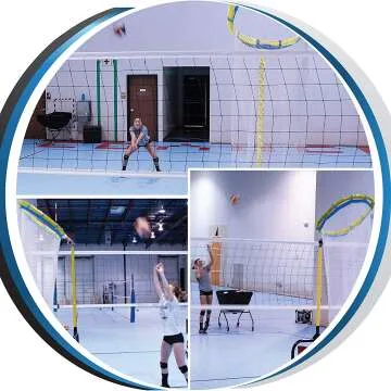 Adjustable Volleyball Target Net for All Skills