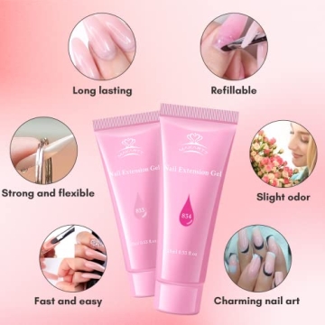 Makartt Poly Nail Gel Kit for Stunning Nail Art