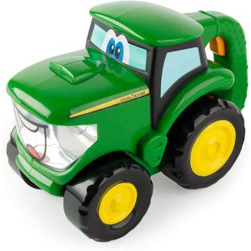 John Deere Johnny Tractor Toy and Flashlight for Kids