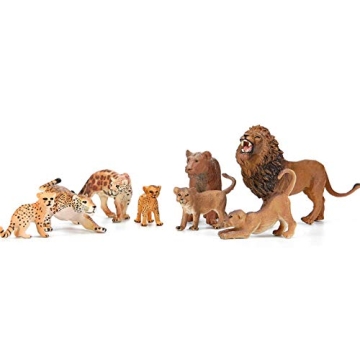 BOLZRA Safari Zoo Animals Figures Toys Realistic Jungle Set