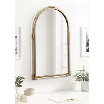 Kate and Laurel Arceo Modern Arch Mirror for Glam Spaces