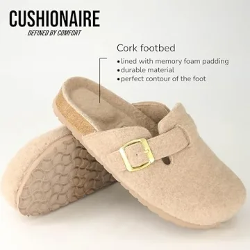 CUSHIONAIRE Hana Clogs for Women | Soft & Stylish Comfort