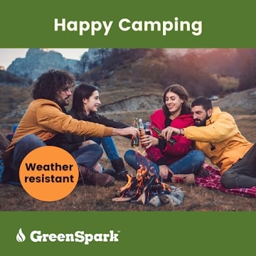 GreenSpark Friendly Fire Starter, 70 Count, 100% All-Natural, 8-10 Min. Burn, Fireplace, Campfire, Fire Pit, Grill, BBQ Smoker, Wood & Pellet Stove, Indoor & Outdoor, All-Weather, Super Fast Lighting