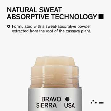 Aluminum-Free Deodorant for Men by Bravo Sierra, 2-Pack - Contains Natural Ingredients –Long Lasting All-Day Odor and Sweat Protection - Citrus and Cedarwood, 3.2 oz-Paraben-Free, Vegan & Cruelty-Free