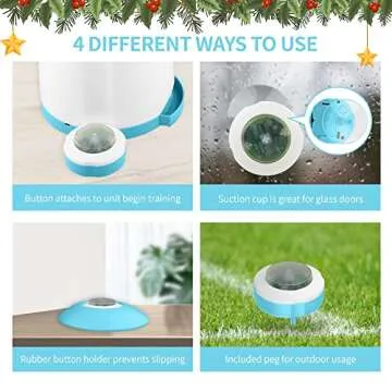 PETGEEK Automatic Dog Treat Dispenser for Interactive Feeding