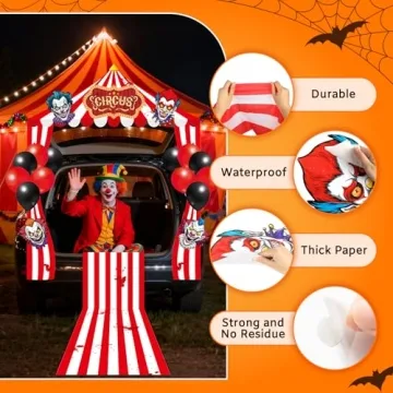 Unique Halloween Trunk or Treat Decoration Kit For SUV
