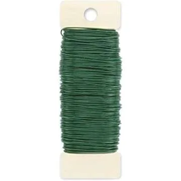 Darice Paddle Wire for Floral Arrangements and DIY Projects - 22-Gauge, 38 Yards, 114 Ft