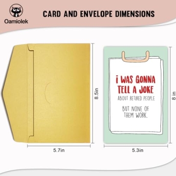 Funny Retirement Card - Oamiolek for Everyone