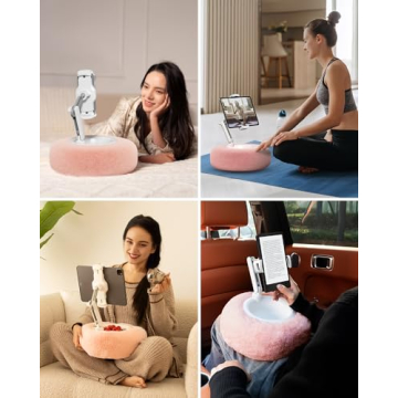 Viozon Tablet Stand Pillow: Adjustable & Soft for All Devices