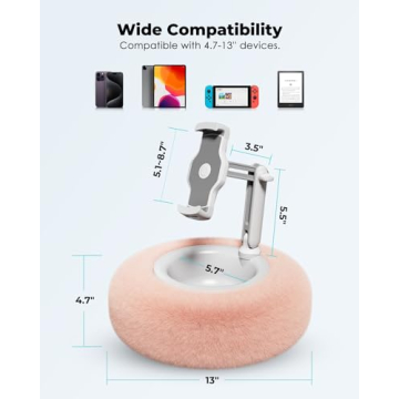 Viozon Tablet Stand Pillow: Adjustable & Soft for All Devices