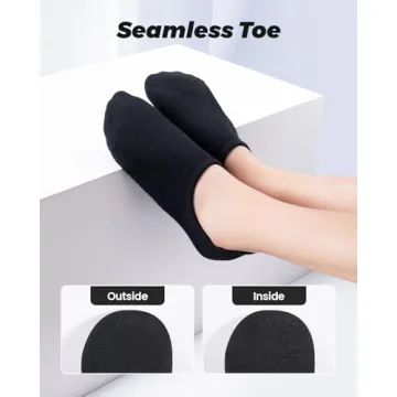 IDEGG No Show Socks Comfortable Invisible Athletic Wear