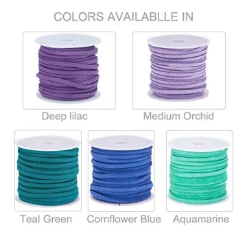 CHGCRAFT Faux Suede Lace - 27 Yards of Versatile Crafts