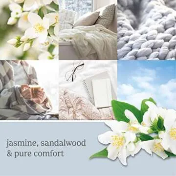 Yankee Candle A Calm & Quiet Place Scented, Classic 22oz Large Jar Single Wick Candle, Over 110 Hours of Burn Time