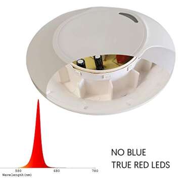 Sleep Aid Red Night Light Plug in with Dusk to Dawn Auto Sensor, Low Blue LED Promotes melatonin Production and Healthy Sleep, ON-Off-Auto Toggle, 2-Pack