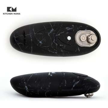 Electric Can Opener 2.0 - Marble Black with Lid Lift