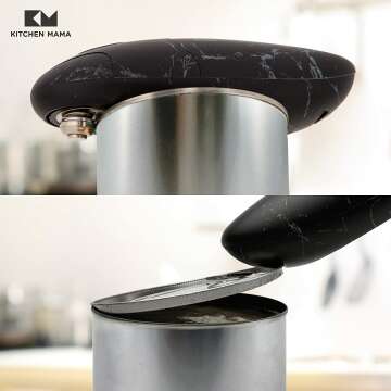 Electric Can Opener 2.0 - Marble Black with Lid Lift