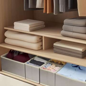 Kootek Drawer Organizer - 16 Pack Fabric Storage Bins