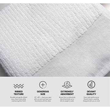 Devant Extra Large Golf Caddy Towel Durable Cotton Blend