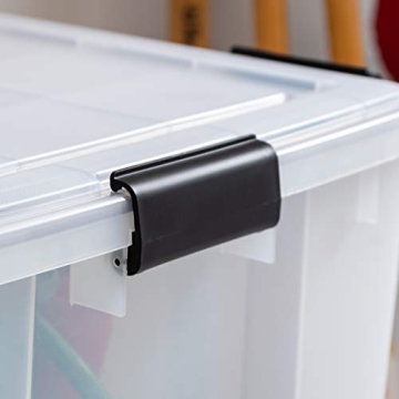 IRIS USA 74 Quart Weathertight Storage Bin Tote