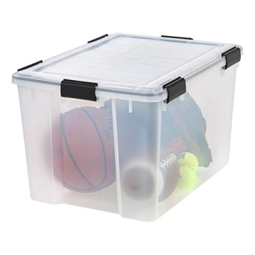 IRIS USA 74 Quart Weathertight Storage Bin Tote