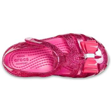 Crocs Kids' Isabella Bow Embellished Sandal