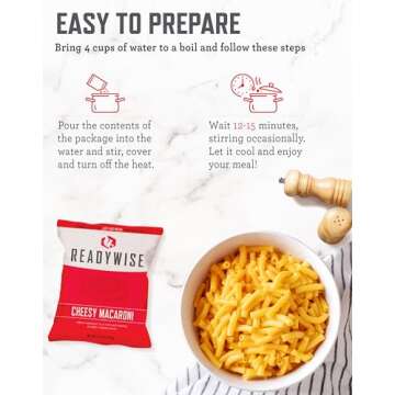 READYWISE - Breakfast & Entrée Box Kit, 100 Servings, 5 Boxes, Freeze Dried Food, MRE, Emergency Ki...
