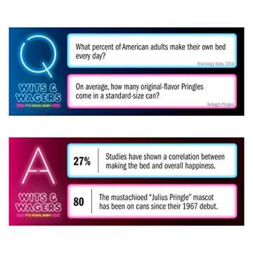 Wits & Wagers: It's Vegas Baby - A Board Game by North Star Games 3-10 Players - Board Games for Family 25 Mins of Gameplay - Games for Family Game Night-for Kids and Adults Ages 6+ - English Version