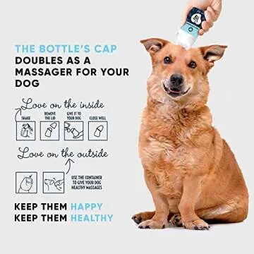 LIQ Stress & Antioxidant Liquid Dog Treat - Low-Calorie Healthy Snacks