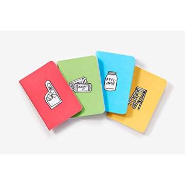 Adam J. Kurtz Notebooks Set of 4 - Creative Inspiration
