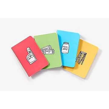 Adam J. Kurtz Notebooks Set of 4 - Creative Inspiration