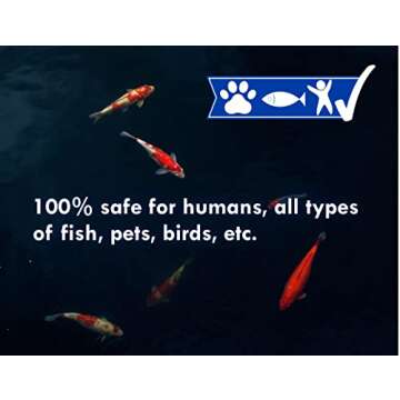 KoiWorx Blue Dye - Safe Ornamental Pond Color Enhancer