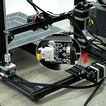 3D Printer Part End Stop Limit Switch，5 Pcs Micro Mechanical Switch 3 Pin Compatible with CNC RAMPS 1.4 RepRap 3D Printer CR-10 10S,S4,S5,Ender 3/Ender 3 Pro/Ender 3 V2 by GUBCUB