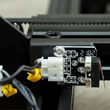 3D Printer Part End Stop Limit Switch，5 Pcs Micro Mechanical Switch 3 Pin Compatible with CNC RAMPS 1.4 RepRap 3D Printer CR-10 10S,S4,S5,Ender 3/Ender 3 Pro/Ender 3 V2 by GUBCUB