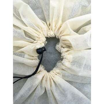 LAVZAN Beige/White/Green Plant Cover Bag Shrub Jacket for Frost Protection Freeze Protection Insect Protection Terrible Weather Protection (Beige/30g, 60"x80"/1Pc)