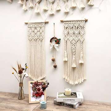 Buy DUOER Macrame Woven Wall Hanging Decor - Boho Style