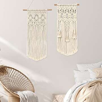 Buy DUOER Macrame Woven Wall Hanging Decor - Boho Style