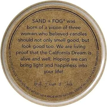 Sand + Fog Fresh Cut Pine Scented Candle for Home