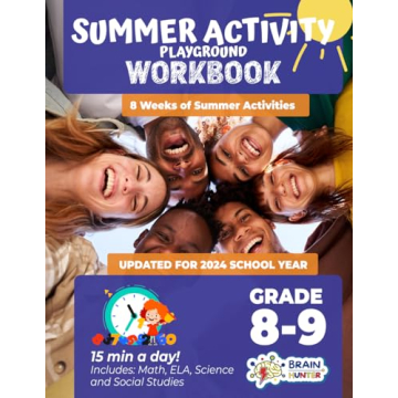 Summer Activity Playground Grade 8-9: 8 Weeks of Summer Activities - Math, ELA, Science, Reading and...