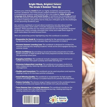 Summer Activity Workbook for Grades 8-9 Engaging Fun